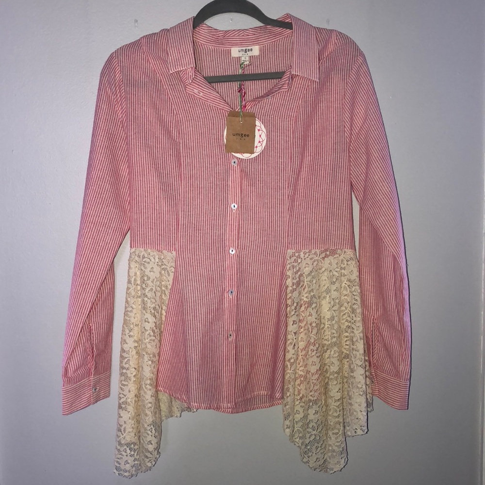Pink and Lace Tunic